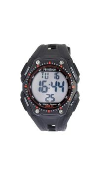 Armitron 408191blk Men and apos;s Black Digital Chronograph Sport Watch