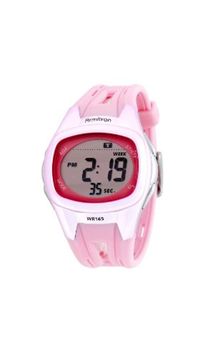 Armitron 456985PNK Women and apos;s Sport Chronograph Pink Strap Digital Display Watch