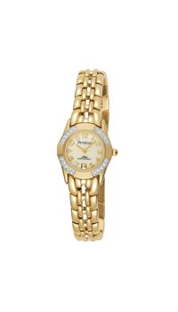 Armitron 75-3464MPGP Women and apos;s Swarovski Crystal Accented Easy to Read Gold-Tone Watch picture