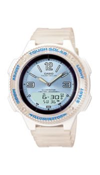 Casio lcf30-2b Women and apos;s Tough Solar Ana-Digi Sport Watch