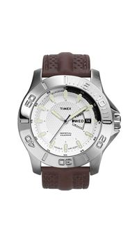 Timex T2J071 Ladies 52 Genuine Swarovski Crystals Leather Strap Watch picture