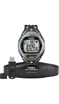 Timex T5K263 Race Trainer Heart Rate Monitor Full-Size Watch with Data Exchanger