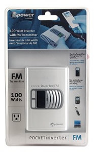 813-0281-01 Pocket Inverter Fm 100-watt Dc To Ac Mobile Power Inverter With Fm Transmitter