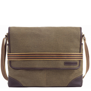 SCT 954101 Oil Cloth Messenger Bag - Tan