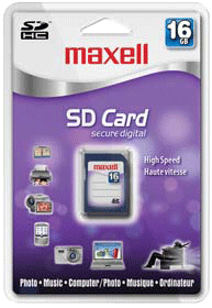 UPC 252157161336 product image for MAXELL MEDIA 501003 Flash Memory Card With Secure Digital Adapter 16GB | upcitemdb.com