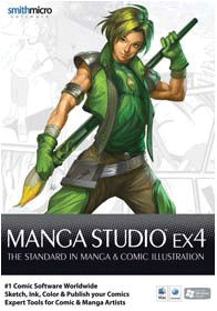 Smith Micro Manga Studio EX 4.0 4 MacOSX/Win XP/Vista CD