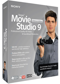 Sony Creative Software Vegas Movie Studio 9 Platinum Edition 9 Win XP/Vista CD