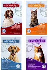 Advantage Flea Control Products A1120 Advantage For Dogs 1120 Lbs Teal