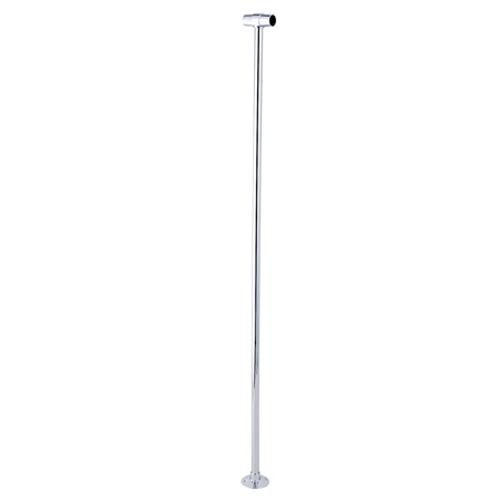 Abt1042-1 Shower Curtain Ring Support Rod - Polished Chrome Finish