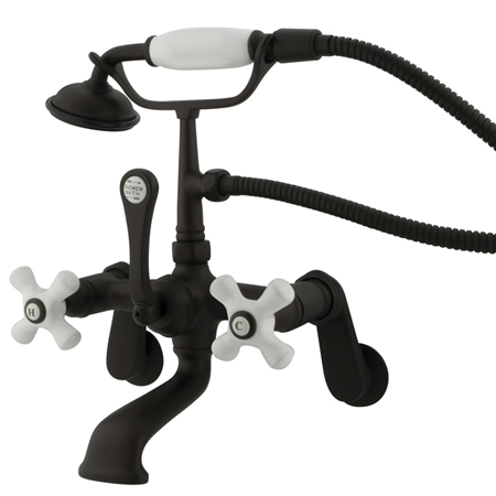Cc59T5 Clawfoot Tub Filler With Hand Shower - Oil Rubbed Bronze Finish