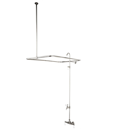 Cc64T1 Clawfoot Tub Filler And Shower System - Polished Chrome Finish