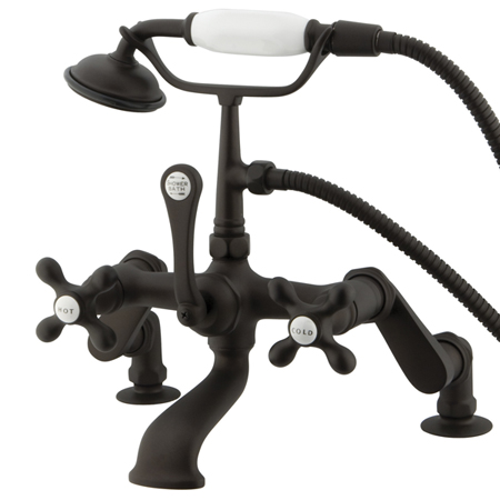 Cc657T5 Clawfoot Tub Filler With Hand Shower - Oil Rubbed Bronze Finish