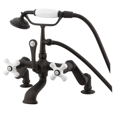 Cc659T5 Clawfoot Tub Filler With Hand Shower - Oil Rubbed Bronze Finish
