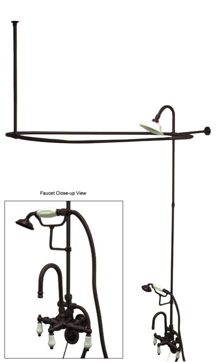 Cck2145Pl Vintage Shower Package - Oil Rubbed Bronze Finish