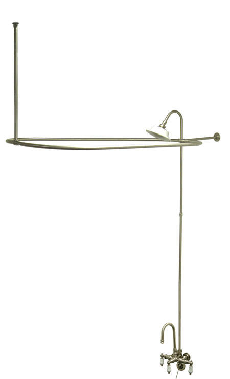 Cck4148Pl Vintage Shower Package - Brushed Nickel Finish