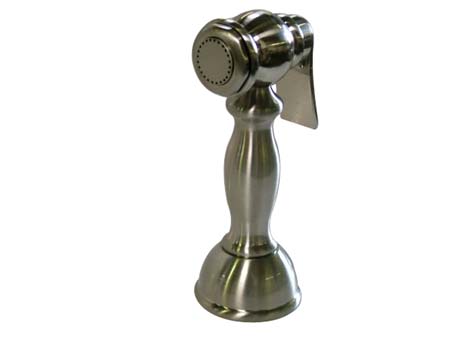 Ccrp1K8Spr Vintage Brass Kitchen Side Sprayer With Hose - Satin Nickel Finish