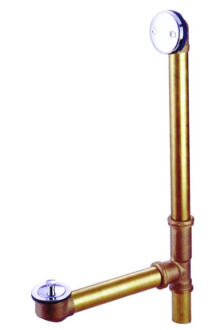 Dll3161 Twist And Turn Bath Tub Drain And Overflow Fixture - Polished Chrome Finish