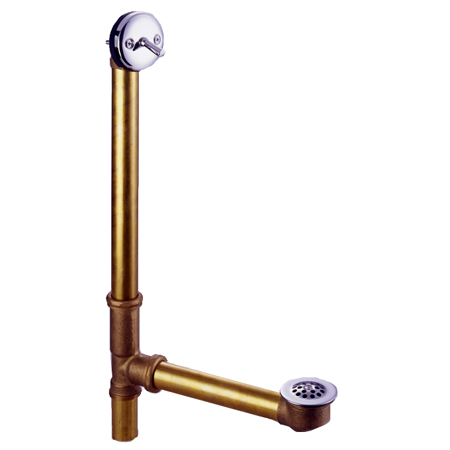 Dtl1181 Trip Lever Waste And Overflow - Polished Chrome Finish