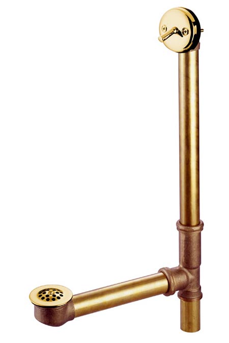 Dtl1182 Trip Lever Waste And Overflow - Polished Brass Finish