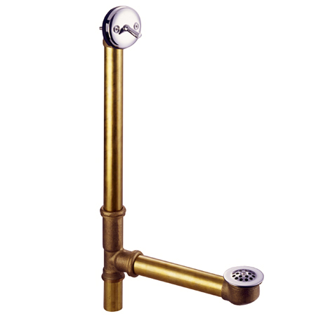 Dtl1201 Trip Lever Waste And Overflow - Polished Chrome Finish