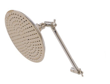 8 Inch Large Shower Head And 10 Inch High-low Shower Kit - Satin Nickel Finish