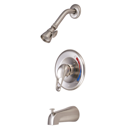Kb698 Single Loop Tub-Shower Faucet- Pressure Balanced - Satin Nickel Finish
