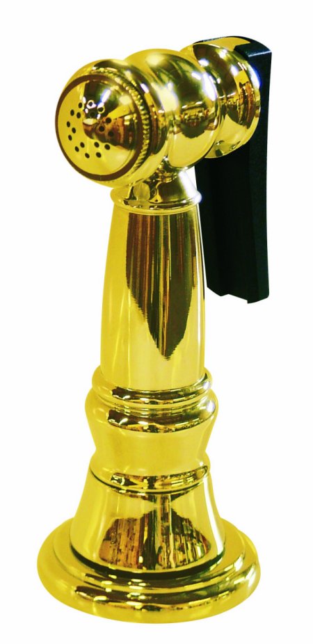 Kbspr32 Brass Kitchen Side Sprayer - Polished Brass Finish