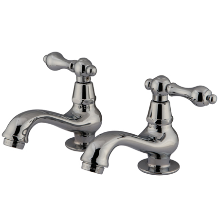 Ks1101Al Basin Faucet Set - Polished Chrome Finish - Sold In Pairs