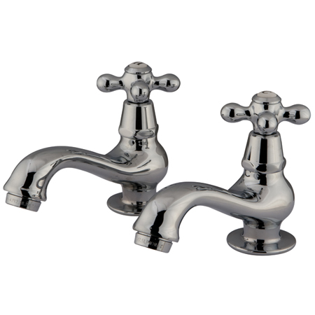 Ks1101Ax Basin Faucet Set - Polished Chrome Finish - Sold In Pairs