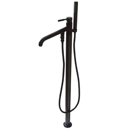 Ks8135Dl Pillar Roman Tub Filler With Hand Held Shower - Oil Rubbed Bronze Finish