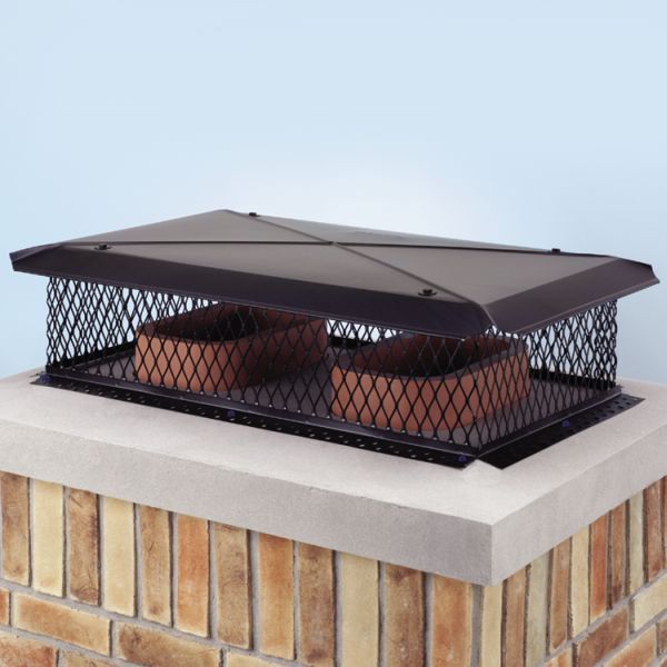 100271 17 Inches X 41 Inches Galvanized Gelco Chimney Cover