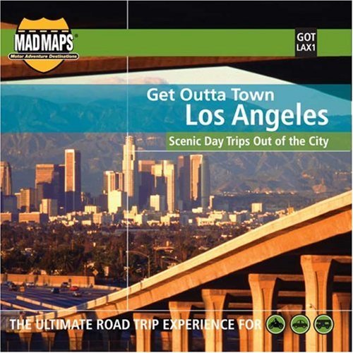 Mad 911151 Get Outta Town - Los Angeles Laminated Map