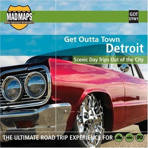 Mad 911250 Get Outta Town - Detroit Laminated Map