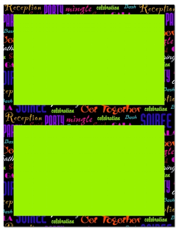 Masterpiece Studios 730010 Celebrate Together 2Up Invitations 16 Invitations