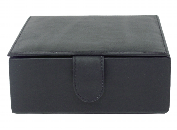 2351-blk Black Small Leather Box