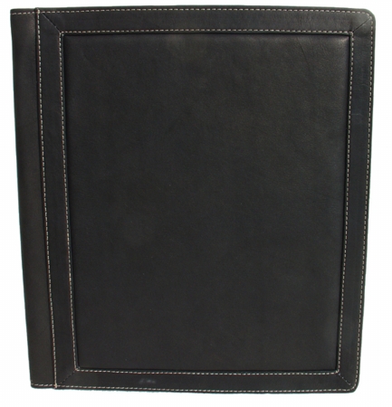 2568-BLK Black 3 Ring Binder Folder