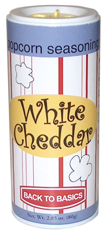 Back to Basics PCSWC White Cheddar Popcorn Seasoning 2.85 oz.