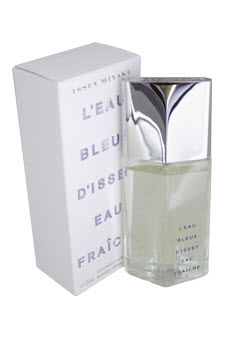 L and apos;eau Bleue D and apos;issey Eau Fraiche by Issey Miyake for Men- 2.5 oz EDT Spray