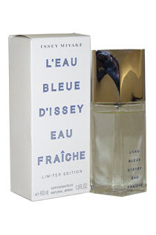 L and apos;eau Bleue D and apos;issey Eau Fraiche by Issey Miyake for Men- 1.3 oz EDT Spray- Limited Edition
