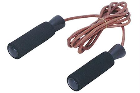 Sunny 027B Leather Jump Rope- Foam Handle
