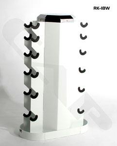 Cap Rk-18 2 Sided Dumbbell Rack- Holds 5-30- 1 Pair Eachhex-Chrome-Sdr