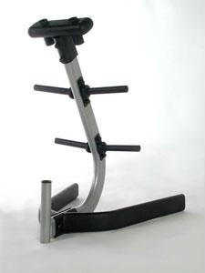 Cap Rk-G19A 1 and " Plate Rack With Bar Holders- Can Hold A 160 Lb Set