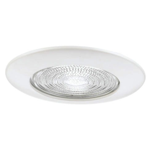 Sea Gull Lighting 11055AT15 White Shower Trim With Clear Fresnel Glass