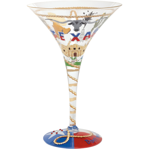 Santa Barbara GLS45590T TexasTini Martini Glass