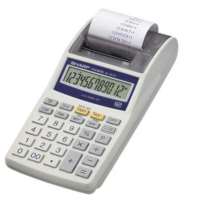 Sharp Electronics EL1611PA Handheld Printing Calc