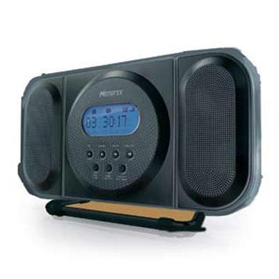 Memorex 01189 Clock Radio/Cd Player Black