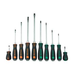 Mayhew Tool 66306 Cats Paw 10 Piece Capped Head Screwdriver Set