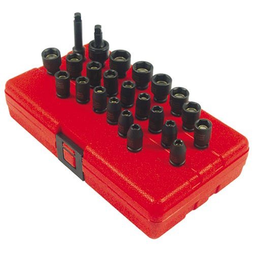 1818 23 Piece 1/4 Inch Drive Master Magnetic Set 3/16-1/2-5-15mm