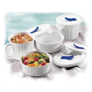 1044081 French White 8-pc Mug-bowl Set