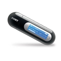 Coby MP300-4G BLK USB-Stick MP3 Player With LCD